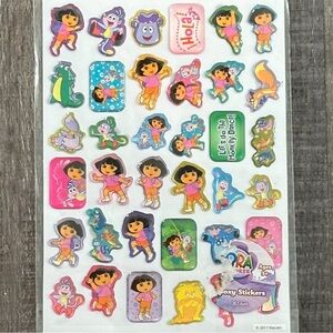 💞 New Dora The Explorer Epoxy Dimensional Scrapbook Craft Stickers